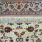 Orientteppich handgeknüpft Keschan 210x140 cm Korkwolle floral