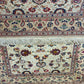 Orientteppich handgeknüpft Keschan 210x140 cm Korkwolle floral