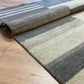 Gabbeh Teppich Schurwolle mit modernem Blockstreifen Design