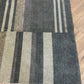 Gabbeh Teppich Schurwolle mit modernem Streifen Blockdesign
