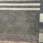 Gabbeh Teppich Schurwolle mit modernem Streifen Blockdesign
