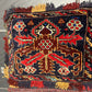 Orientteppich handgeknüpft Gaschgai Salztasche Wolle 100 × 45 cm