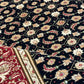 Orientteppich handgeknüpft Täbriz Mahi mit Seide 168 × 122 cm