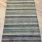 Gabbeh Teppich Schurwolle mit farbenfrohem Streifenmuster