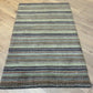 Gabbeh Teppich Schurwolle mit farbenfrohem Streifenmuster