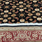 Orientteppich handgeknüpft Täbriz Mahi mit Seide 168 × 122 cm