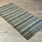 Gabbeh Teppich Schurwolle mit farbenfrohem Streifenmuster