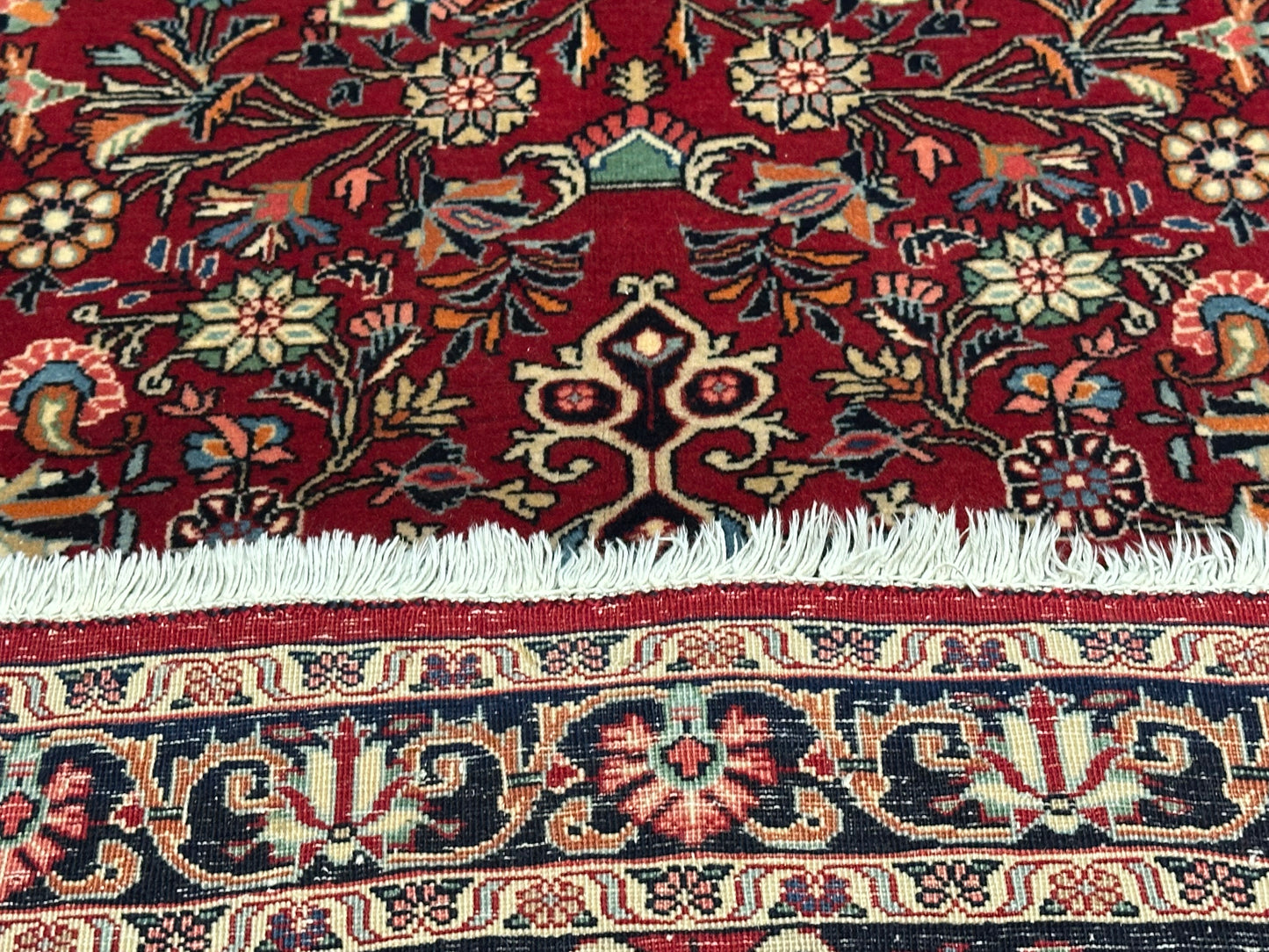 Orientteppich handgeknüpft Bidjar Medaillon Wolle 154 × 107 cm