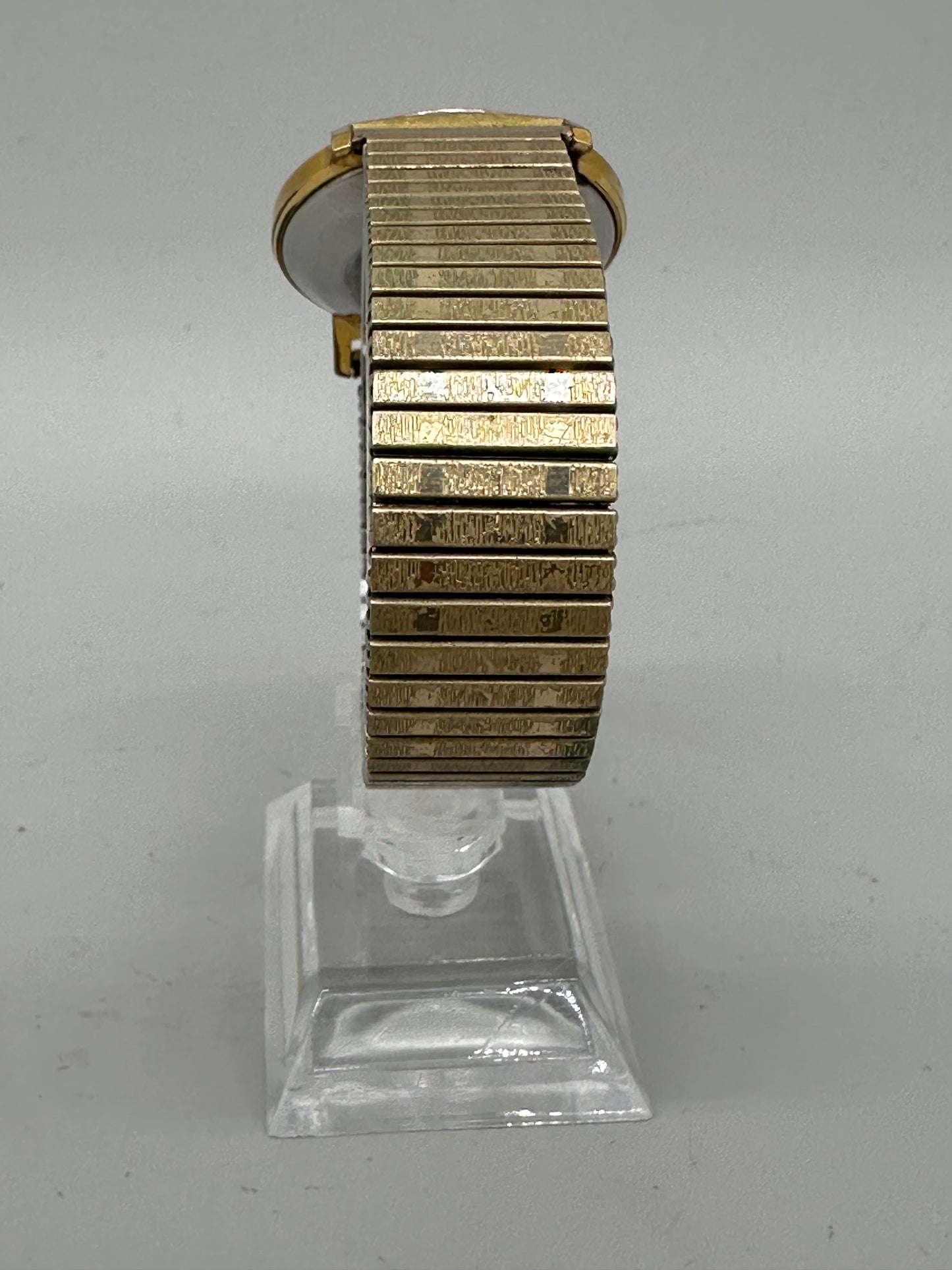 Laco Herren Uhr Goldfarben Stretchband Klassisch Elegant