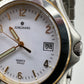 Junghans Herrenarmbanduhr Quarz Edelstahl Datum klassisch silber