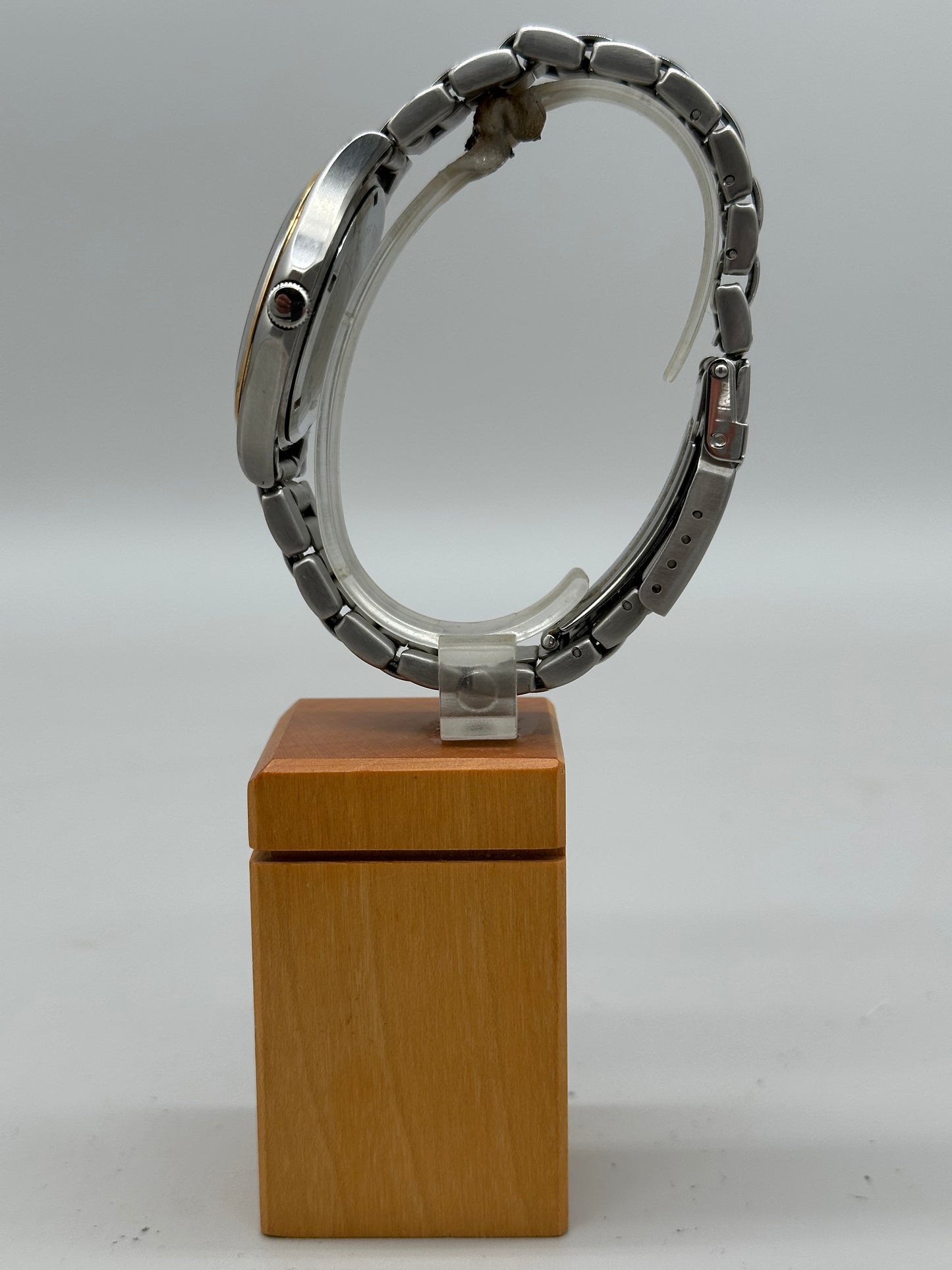Junghans Herrenarmbanduhr Quarz Edelstahl Datum klassisch silber
